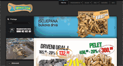 Desktop Screenshot of drvosjeca.ba